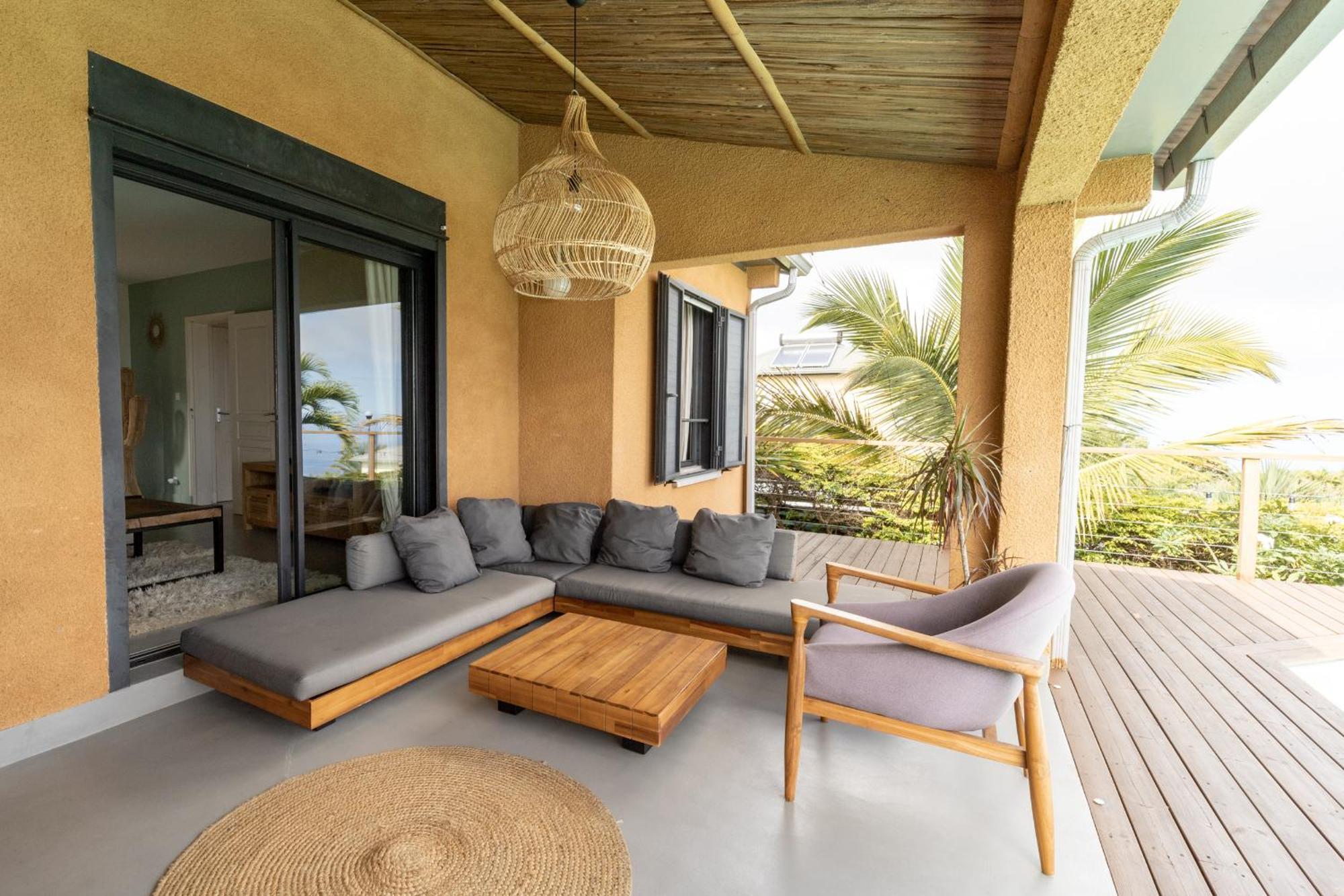 Villa Cactus Avec Piscine Et Vue Mer La Saline Le Bains Exteriér fotografie